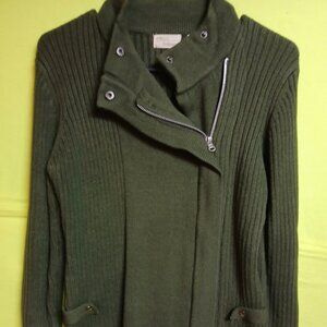 Vintage Women's Zip Sweater Nice & Comfy, Stylish